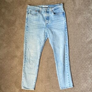 Levi's Wedgie Light Blue Straight Jeans